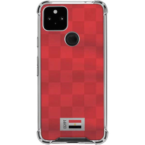 Egypt Soccer Flag Google Pixel 5a 5G Clear Case